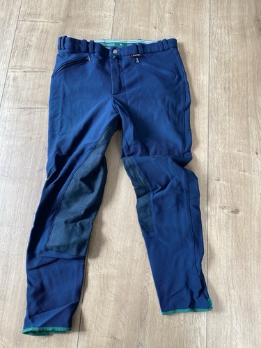 Horka reithose blau - reithose, leder
