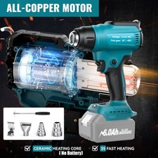 2024！！Heißluftpistole für Makita Akku 18V Heißluftgebläse Ohne Akku & Ladegerät