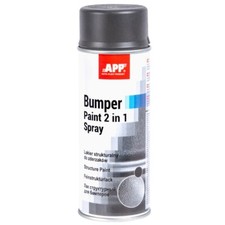 Bumper Paint Fein 1 x 400ml Grau Stoßstangen Strukturlack Spray Kunststoff APP