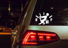 Tankanzeige Aufkleber Auto Sticker Tuning JDM Decal Bike LKW Motorrad Car Fun