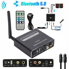 192KHZ DAC Audio Converter Digital Optical To Analog with Bluetooth 5.0 Receiver