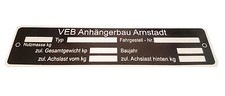 Anhänger Schild Multicar (