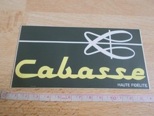 Aufkleber CABASSE - HOCHTREUE