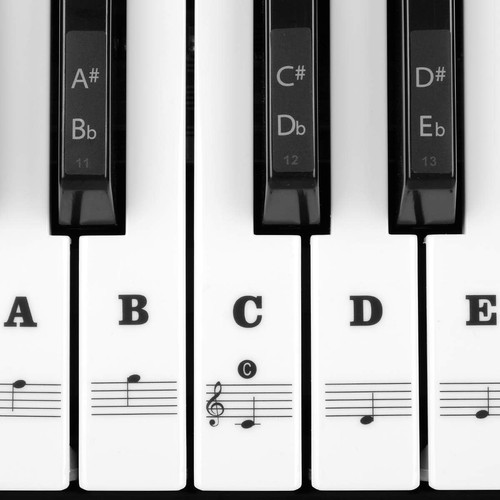 Klavier keyboard aufkleber - klavier,