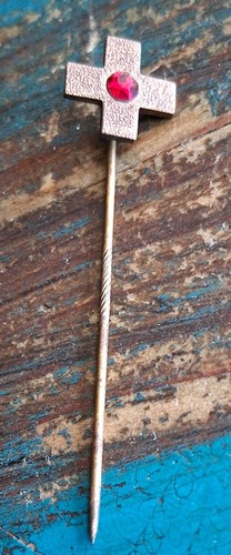 Rot kreuz anstecknadel - kreuz,