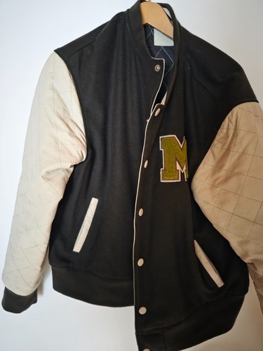 Mustang leder collegejacke