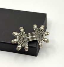 Antike Brosche Wikinger Fibel Kelten – Handgefertigt,Unikat