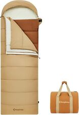 KingCamp Beheizter Schlafsack mit 4 Stück Graphit Heizplatte Schlafsack Winter