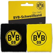 Borussia Dortmund Schweißband 2er Set Schweißbänder 2 St. Armband Schweiß BVB 09