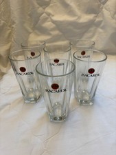 6 Stück BACARDI Longdrink Gläser Vintage Gastronomie Rum