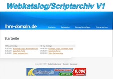 Webkatalog/Scriptarchiv V1 - PHP Script
