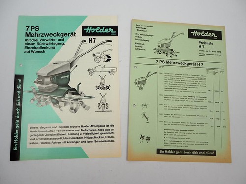 Original prospekt preisliste - original,