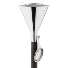 Blomus Gartenfackel Orchos Inkl. Brenngel Fackel für Garten Edelstahl  65032