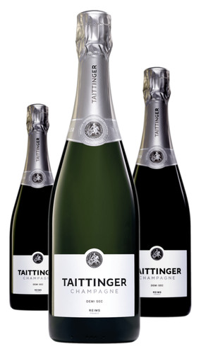 Champagne taittinger demi - 3, x