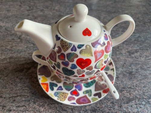 Teekanne und tasse set - teekanne,