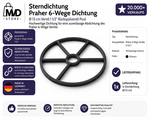 Sterndichtung praher wege - sterndichtung, 6-wege