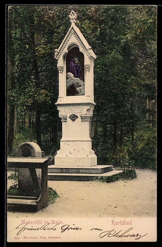 Karlsbad marienbild walde - karlsbad,,