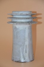 Steingut - Vase - Handarbeit -