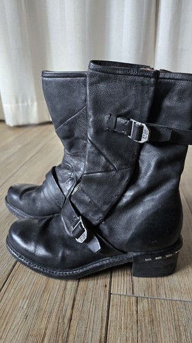 Damen biker stiefel - damen, biker-stiefel