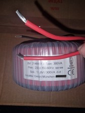 Ringkern Trafo 12V - 300VA ohne mindestlast für Halogen und LED Lampen