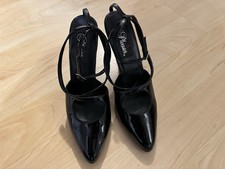 Pleaser Seduce 310 Vintage Riemchen Lack High Heels Größe 41 / US 11