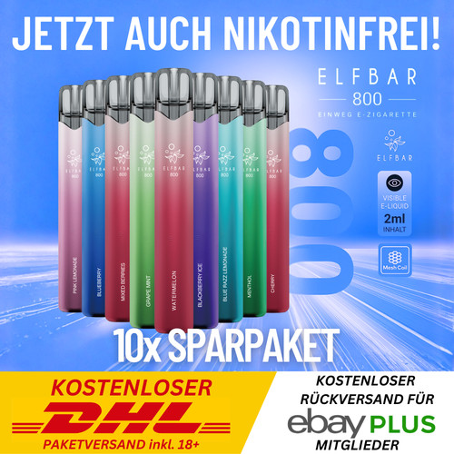 10x elfbar 800 züge - elfbar,