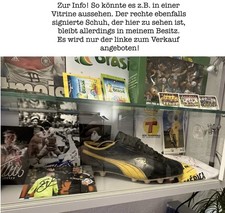 Puma Pelé Rio Fußballschuh links 70er J Original Autogramm Signatur Pelé 1982