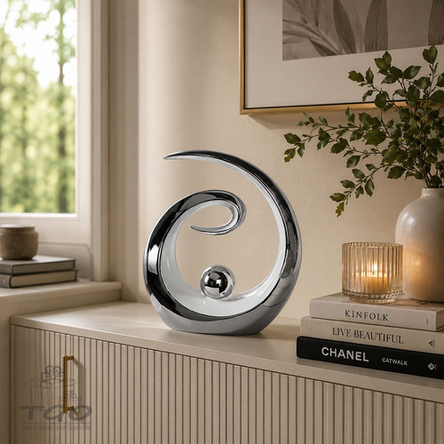 Gilde skulptur objekt ball mit - skulptur,