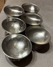 Edelstahl Eis-Becher Vintage