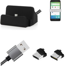 Docking Station für HTC One X10 + USB-Typ C und Micro-USB-Anschluss