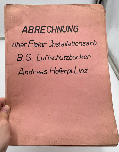 Abrechnung luftschutzbunker - abrechnung,