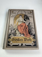 Antike Pracht-/Volksausgabe Von Friedrich Schillers Werken Um 1900