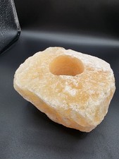 Calcit Orangencalcit Teelicht