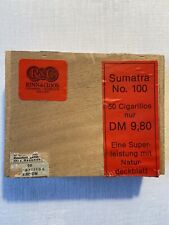 RINN & CLOOS  HOLZ Zigarillo Kiste  Sumatra Nr. 100