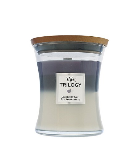 Woodwick trilogy amethyst - amethyst, sky