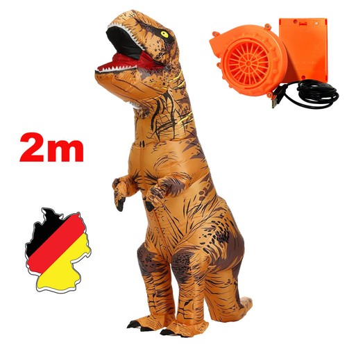 Aufblasbares kostüm dino - aufblasbares,