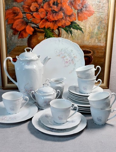 Porzellan set kaffeservice - kaffeservice, 6