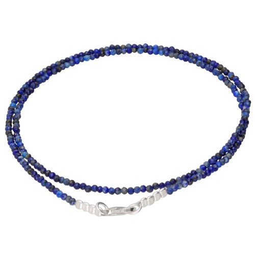 Lapislazuli perlenkette - mm,