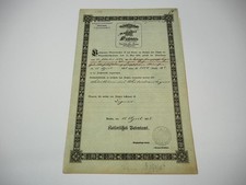 Patent Urkunde Macholl Cognac