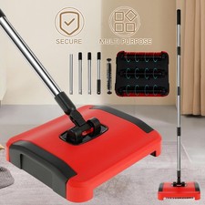 Teppichkehrer Fußboden Kehrer Teppich-Kehrmaschine Manueller Teppichbürste 107cm