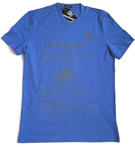 Belstaff shirt blau gr l - t-shirt, gr.l