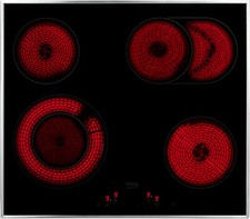 Beko EB 9741 XHL Glaskeramik Elektro Kochfeld Touch Schwarz 4 Kochzonen - DEFEKT