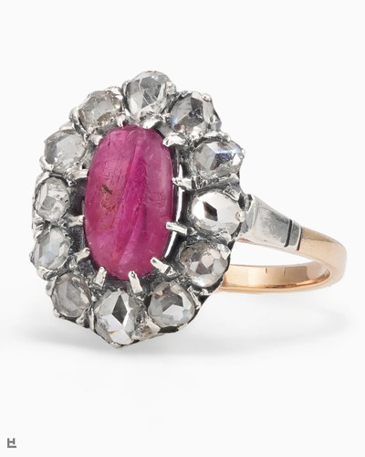 Viktorianischer ring mit - viktorianischer,