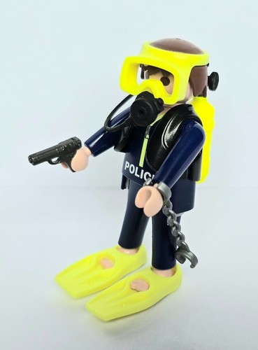 Playmobil polizei taucher - /,
