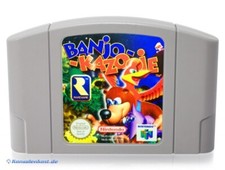 N64 / Nintendo 64 Spiel - Banjo Kazooie Modul mit Anl.