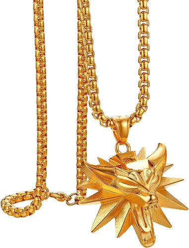 Wolf kette herren mit - kette,