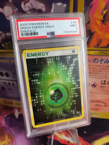 Pokemon card grass - grass, energy