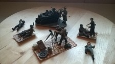 1:35 Modell Gebaut Bastelschrott ??  WWII "Ausgestaltungsset" Soldaten"DIORAMEN"