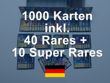 Disney Lorcana: 1000 Karten inkl. 40 Rares & 10 Super Rares Deutsche Sprache