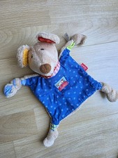 Sigikid Schnuffeltuch Maus Picco Kuscheltuch Schmusetuch Blau TOP ZUSTAND 